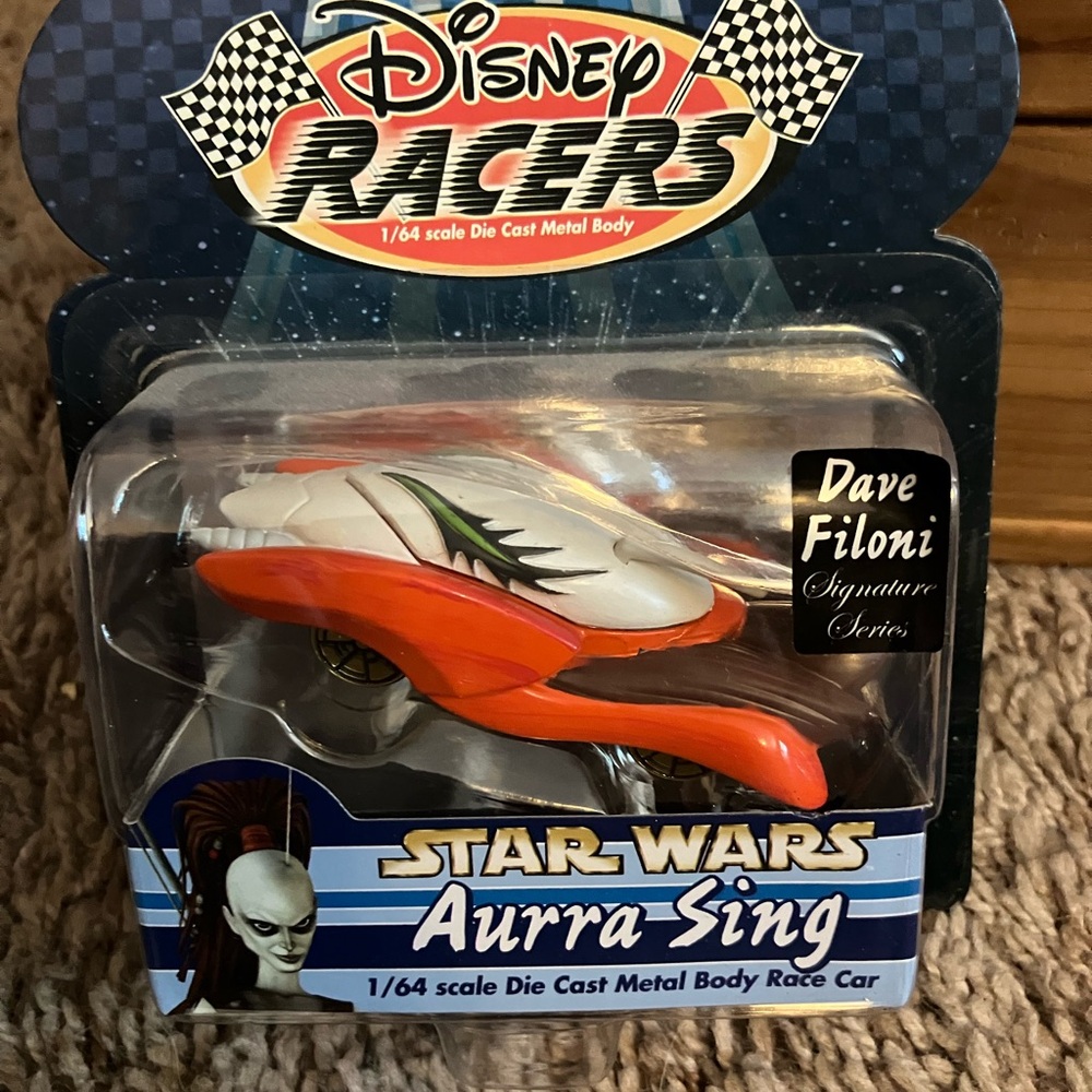Disney Racers Star Wars Aurra Sing Die Cast Car